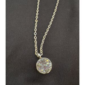 Glass Druzy Style Necklace